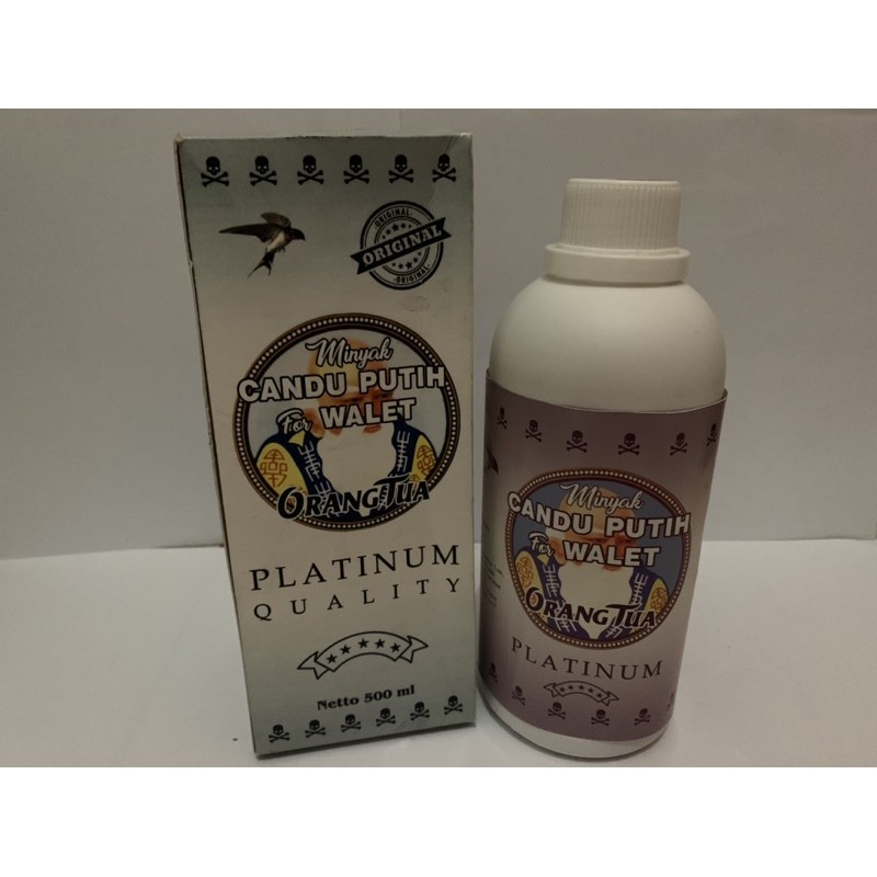 Candu Walet Cap Orang Tua PLATINUM 500ML (BONUS SP ST SI)