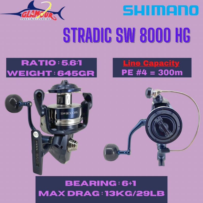 REEL PANCING / KATROL PANCING / REEL SHIMANO / KATROL SHIMANO / REEL STRADIC SW / REEL SALT WATER / 