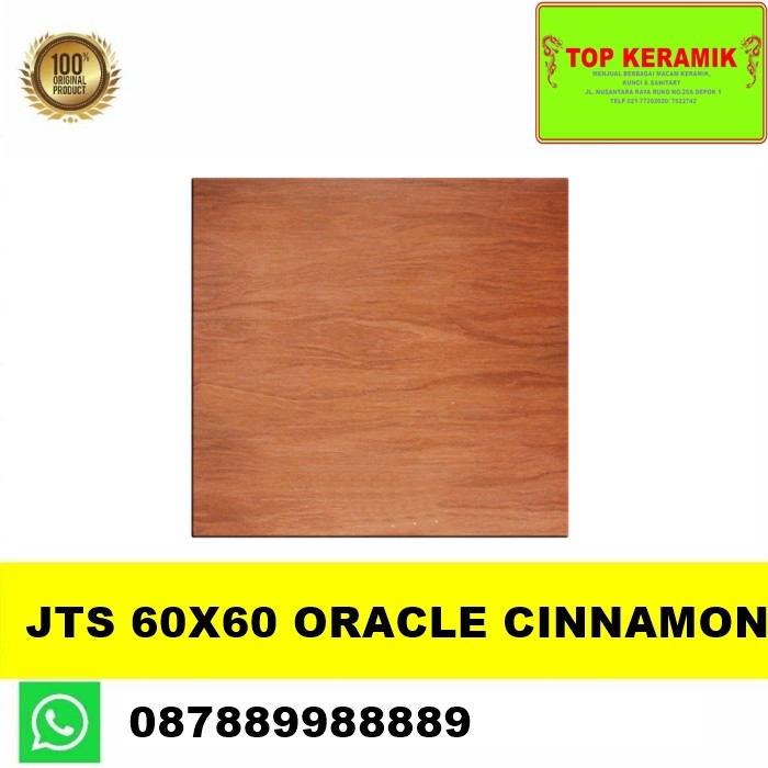 Keramik Lantai Jts 60x60 Oracle Cinnamon Kw 1