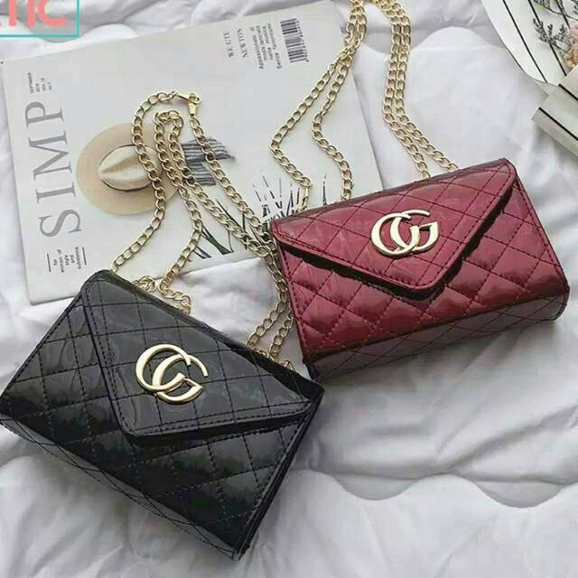 TAS WANITA CG GLOSSY GG TAS IMPORT BATAM