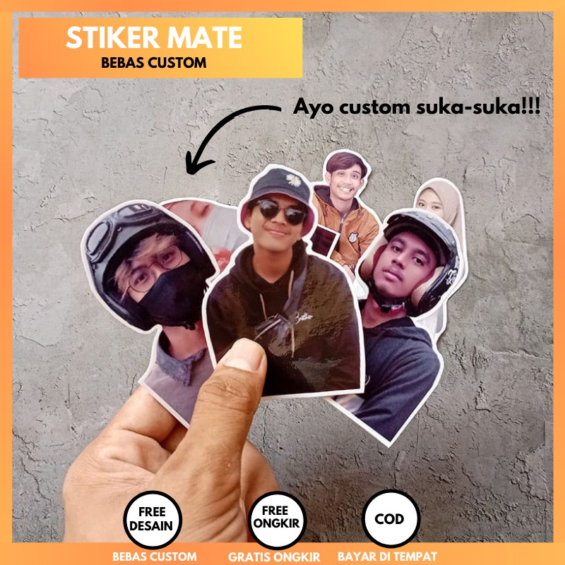 sticker wajah halloween