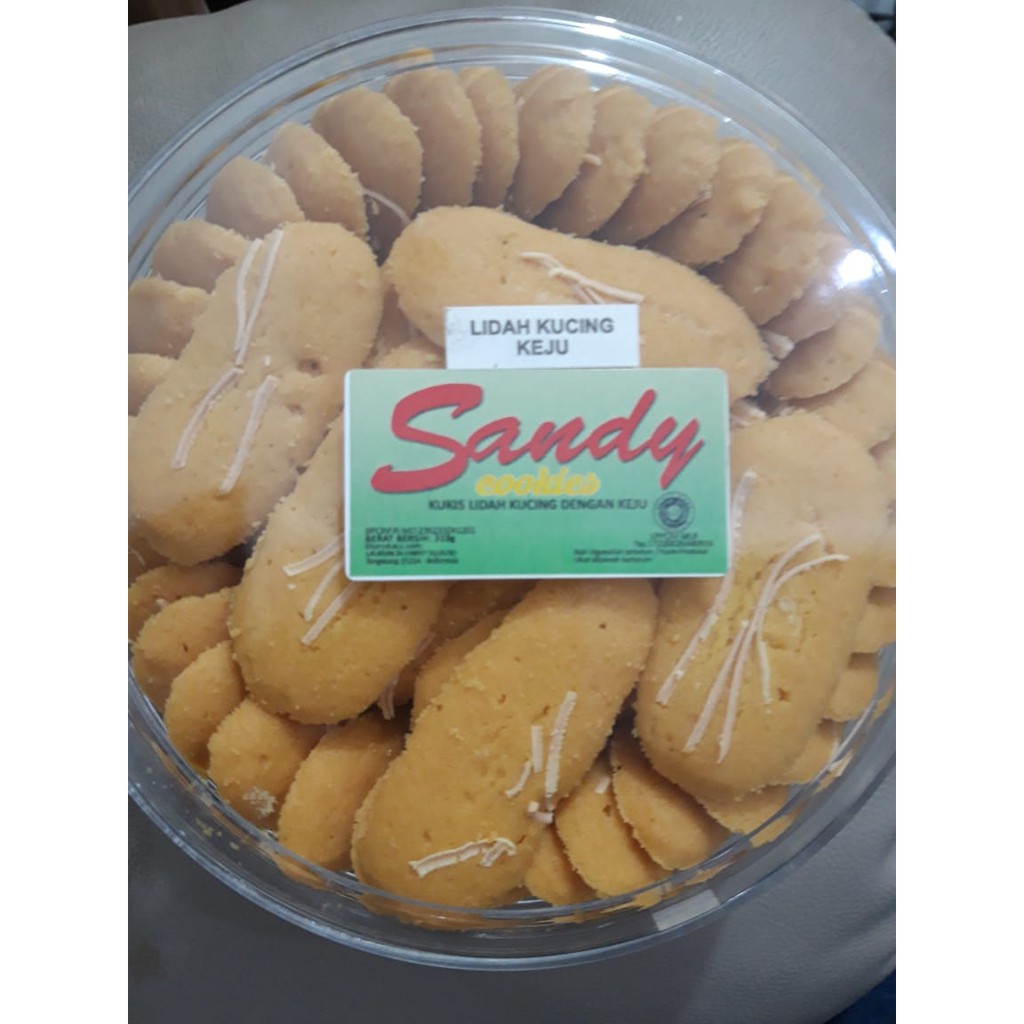Lidah Kucing Keju (Sandy Cookies) 500gr