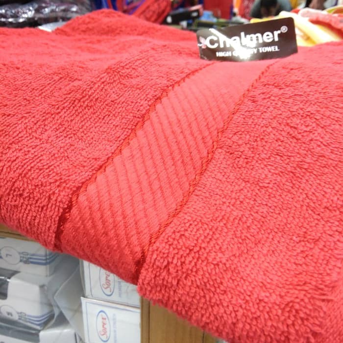 Handuk Mandi Premium Chalmer Terry Towel/Mutia 70 x 140cm