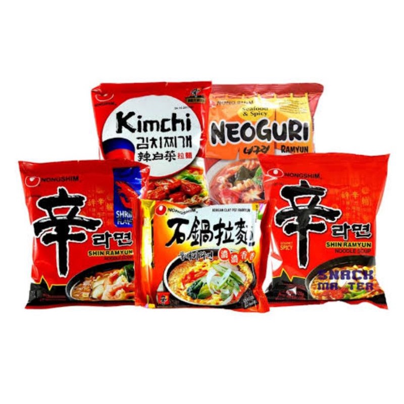 

Nongshim / nong shim shinramyun / neoguri / kimchi / claypot