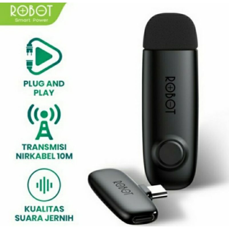 Mic Wireless Microphone Bluetooth Robot RS20 Original