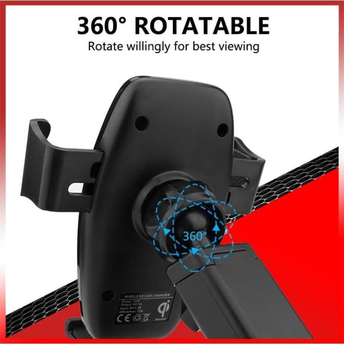 [CEV] Car Holder Wireless Fast Charge ELITE K80 Automatic Clamping Rotary