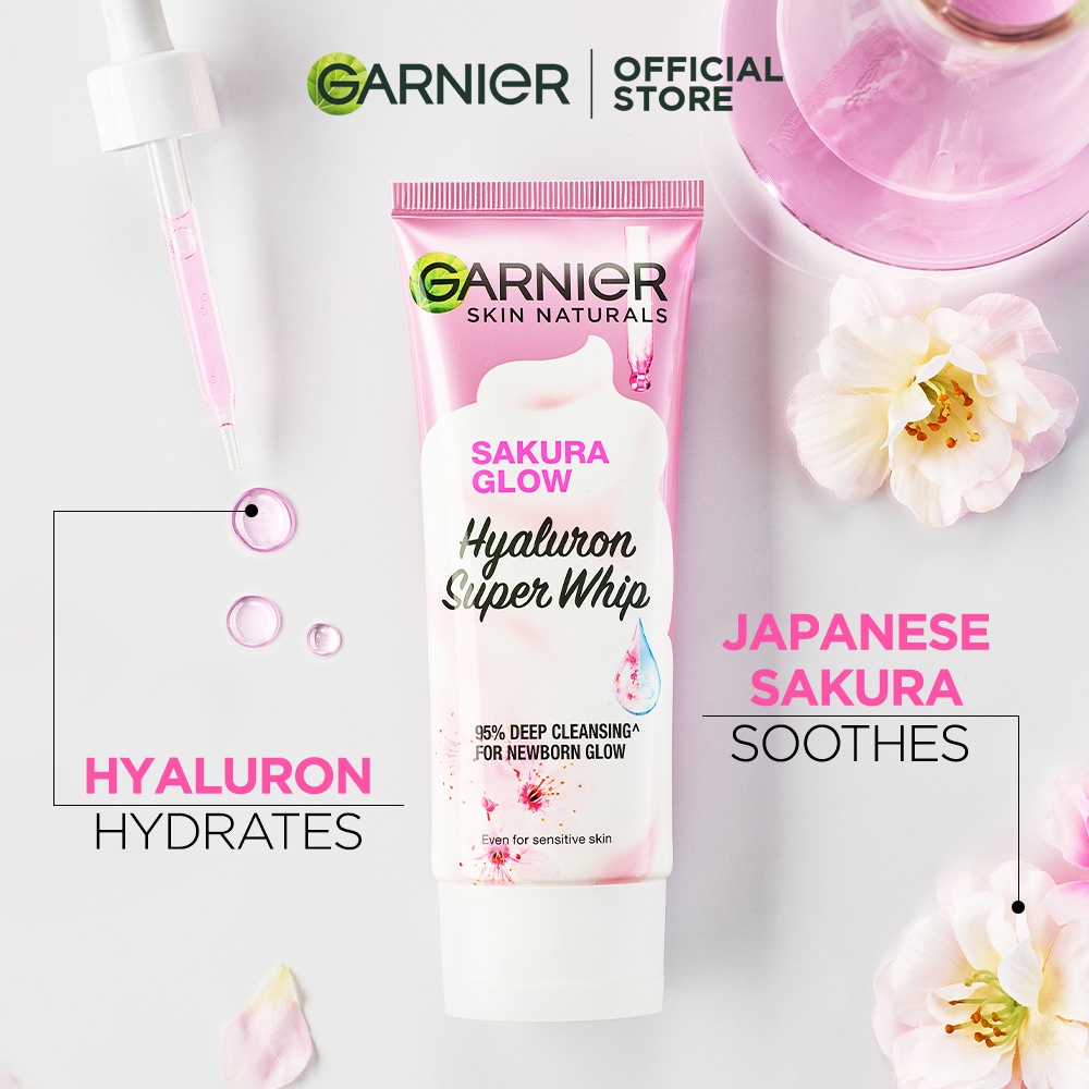 GARNIER SAKURA GLOW HYALURON SUPER WHIP