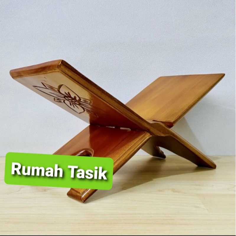 Rekal Al-Quran Kayu / Tatakan Al-Quran / Rehal Al-Quran