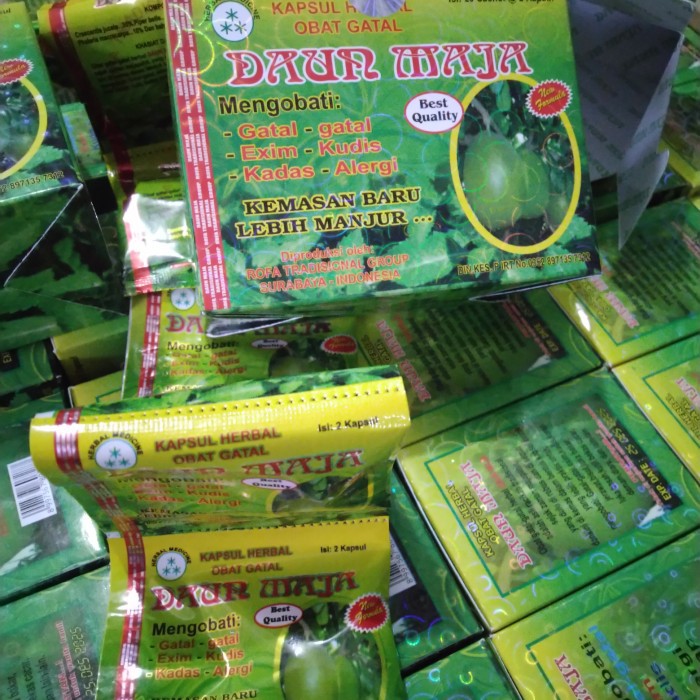 

Herbal kapsul DAUN MA JA herbal Alami