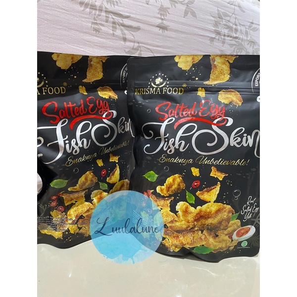 

Salted Egg Fish skin 100gr