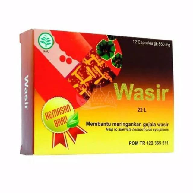 

Wasir 12 capsul -untuk membantu meringankan gejala wasir