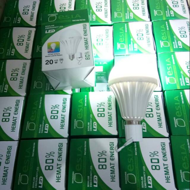 Bohlam Emergency Ajaib 20 watt Lampu Bohlam Sentuh Nyala