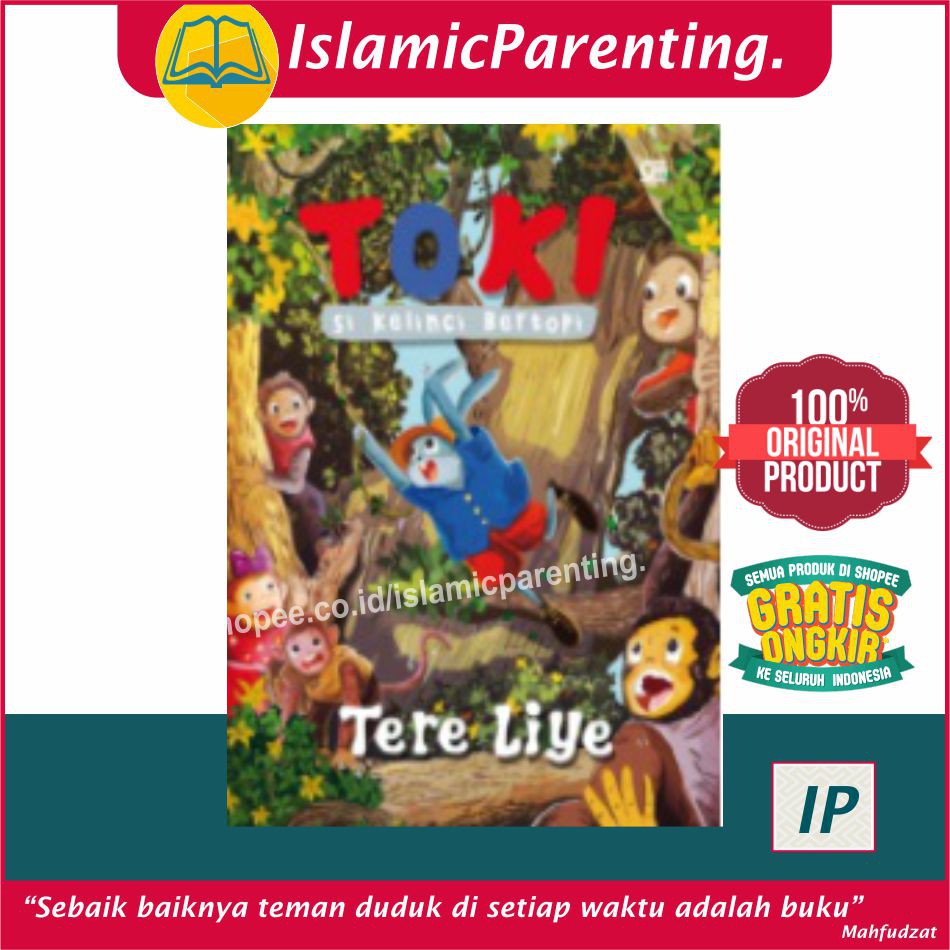NOVEL TOKI SI KELINCI BERTOPI TERE LIYE
