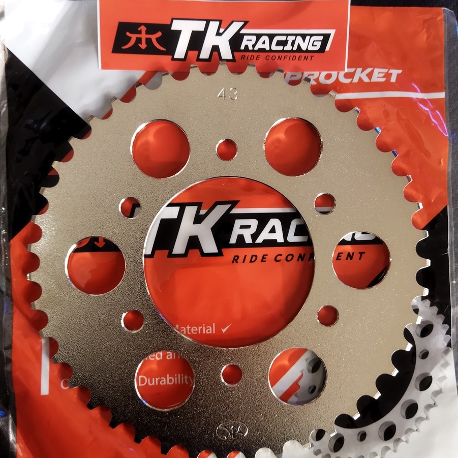 TK Racing Gear Belakang 415 Vixion Old New NVA NVL Scorpio MX King Byson R15 V1 V2 Xabre 34T 35T 36T