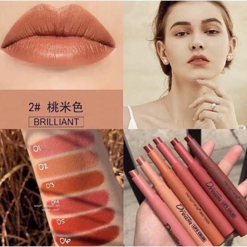 [Per Box] Medan Murah LIPCREAM TANAKO NUDE MATTE 6 IN 1 ( PER BOX ISI 6 ) / LIPSTIK TANAKO NUDE EDIT