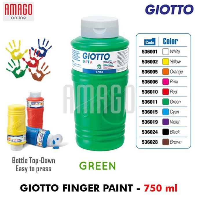 

Giotto Finger Paint - Green - 750 Ml - 536011 Terlaris