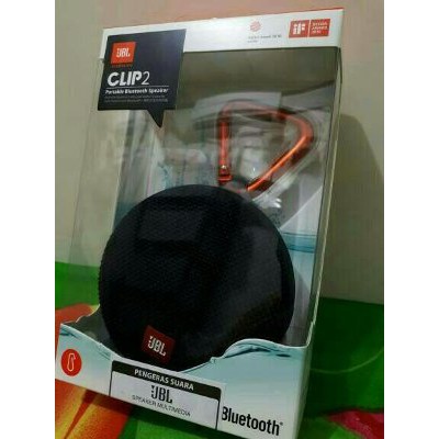 Jual  JBL Clip 2 Waterproof Bluetooth Speaker Original Garansi Resmi PT IMS