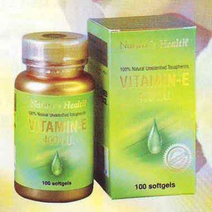Suplemen Kulit Kesuburan Natures Health Vitamin E 400 Iu 100 Harga Diskon