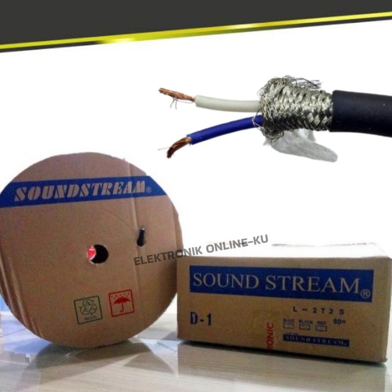 CABLE MIC SOUNDSTREAM 80M BLACK (BUKAN CANARE)