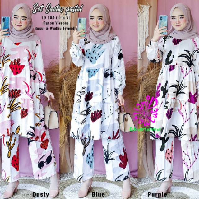 

Set Cactus Pastel