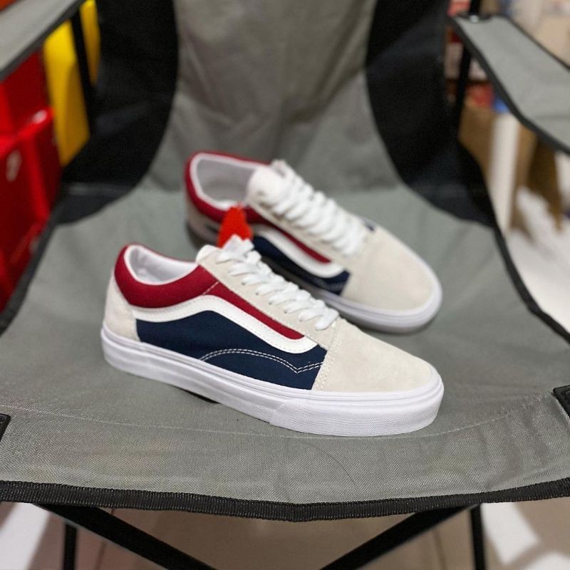 VANS OLD SKOOL RETRO RED/BLUE/WHITE ORIGINAL