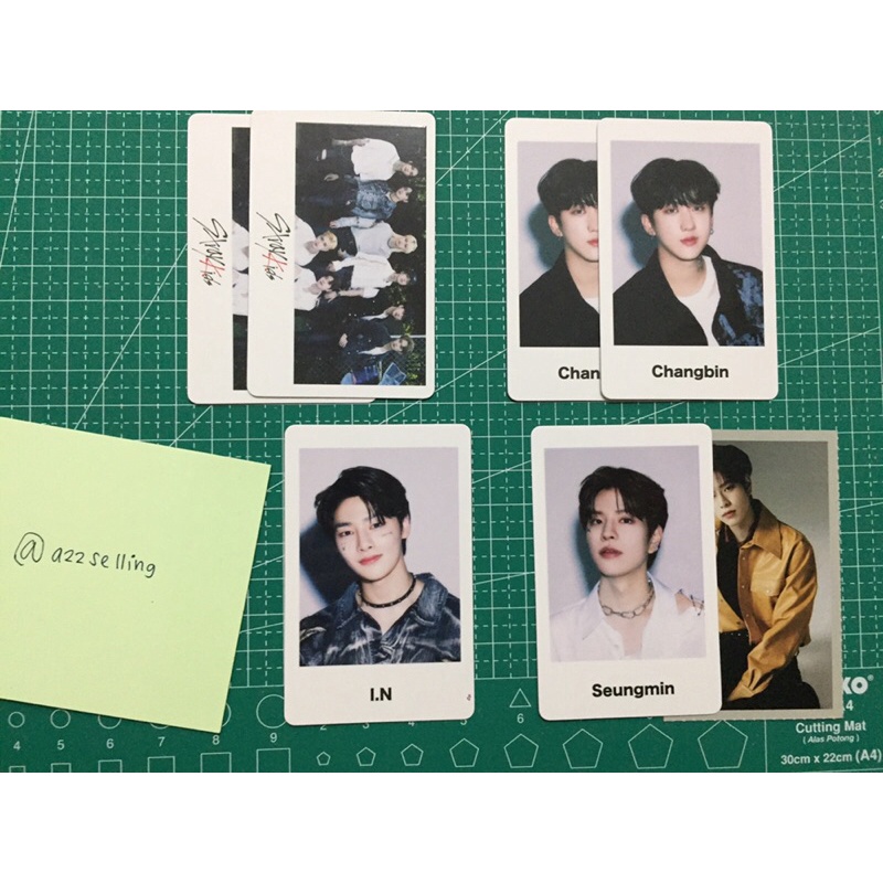 MD SCARS JAPAN GOODS SCARS PHOTOCARD POLAROID POLA SCARS CHANGBIN SEUNGMIN AYEN I.N ANAN MAGAZINE ST