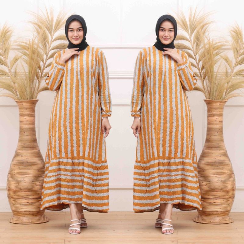 Produsen Gamis Batik Cap / Pekalongan / Busui/ Resleting Depan / Zahira xmM0bAIygdaGrj