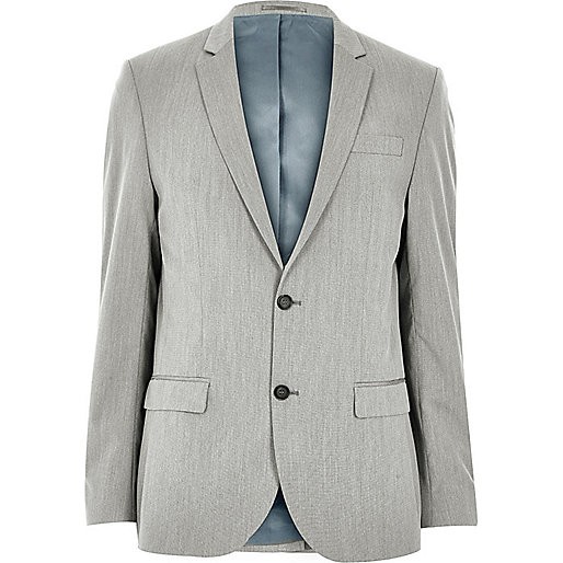 Jas Formal Pria Abu Abu