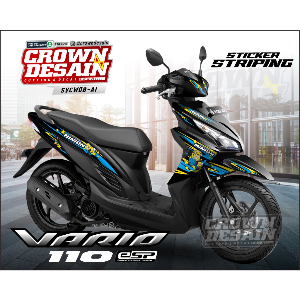 Jual [Jual] Striker Striping VARIO 110 FI Variasi Stiker Custom