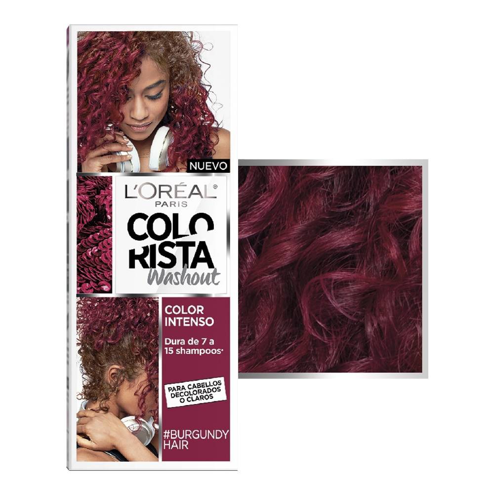 Sale L Oreal Colorista Washout Burgundy Hair Shopee Indonesia