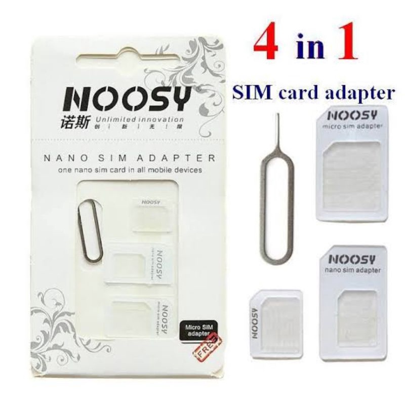 Adapter Simcard / Sambungan Kartu HP (Noosy 4 In 1)