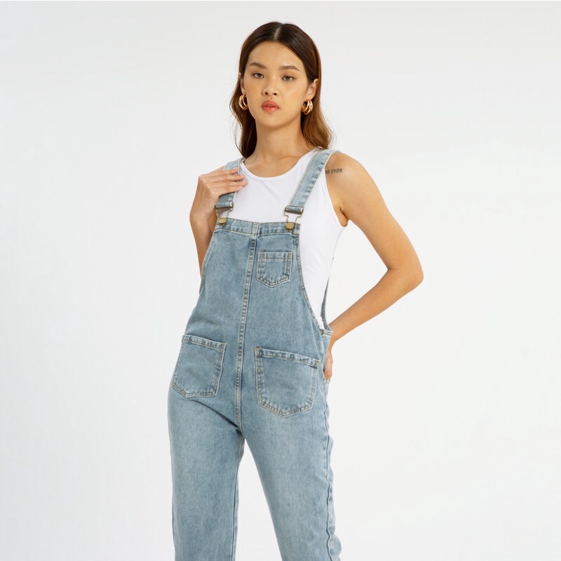 VIERLIN - Jumpsuit jeans 811
