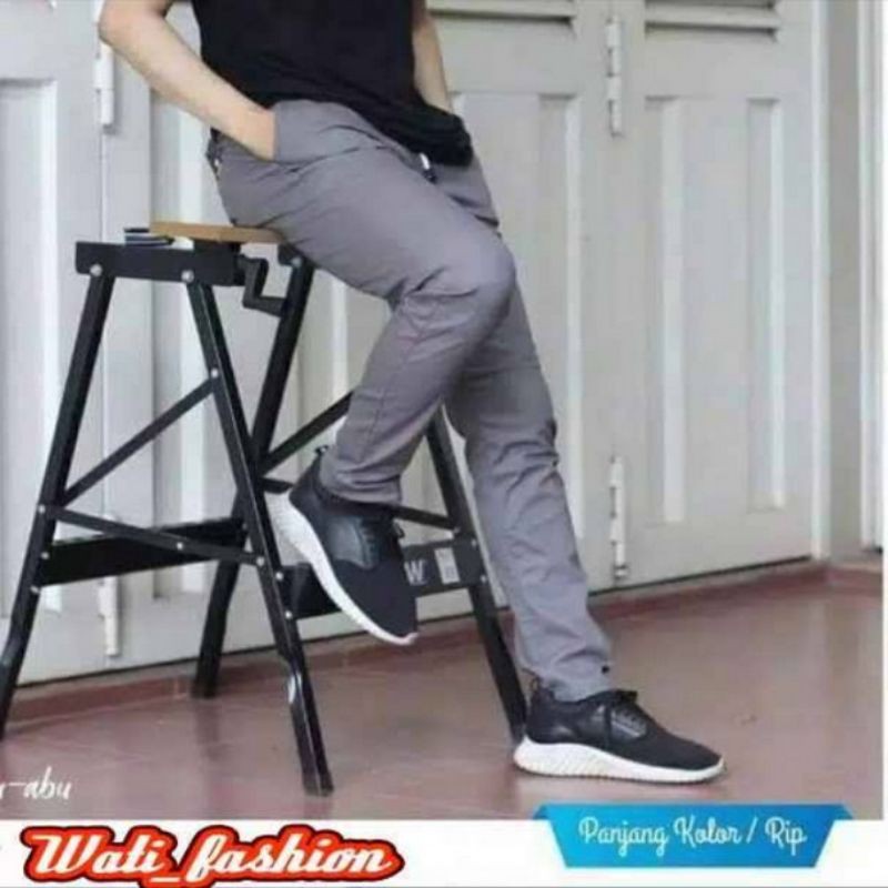 Celana Panjang Kerja Celana Chino Celana Pria Jumbo Celana Panjang Pria Celana Pinggang Karet