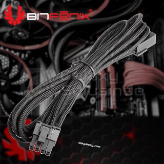 Bitfenix Alchemy PCiEx power 6+2 pin Black - sleeved cable