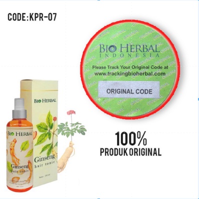 [ORI] PAKET SHAMPO + TONIC Penumbuh Rambut dan Obat Rontok dalam 1 Minggu l Bio Herbal Ginseng Asli