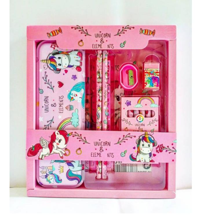 

E-IPE ♥ // Kotak pensil set crayon / Alat tulis sekolah / stationary set / ATK karakter / pony /Spiderman / princess / minion top produk