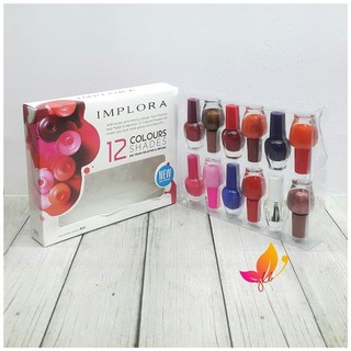  CAT  KUKU  IMPLORA 12colours shades nail  polish  collection 