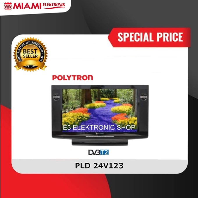 POLYTRON LED Digital TV 24 Inch PLD 24V123 / PLD24V123 DVB-T2