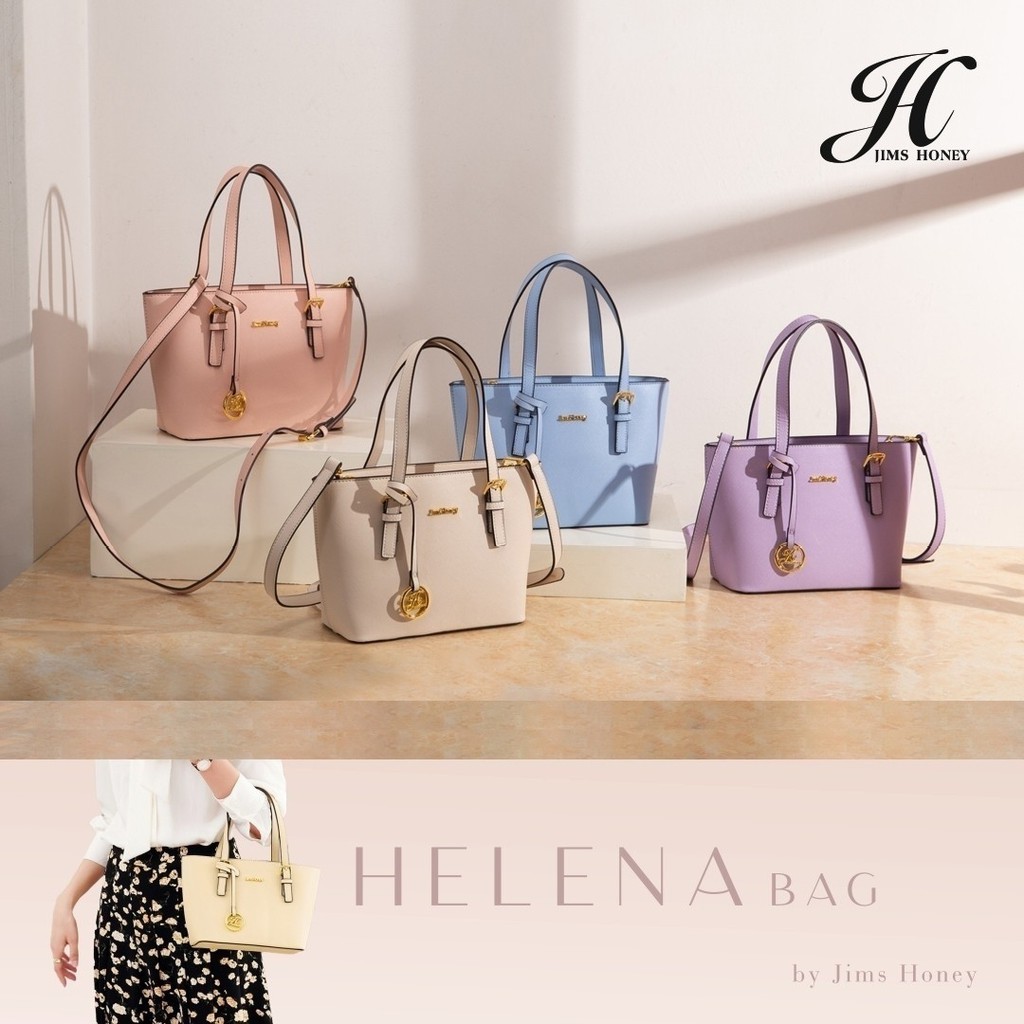 Jims Honey Helena Bag Tas Jinjing Bahu Wanita Cewek Fashion Korea Handbag Selempang Slingbag Import JH Murah Jimshoney Ori Cantik