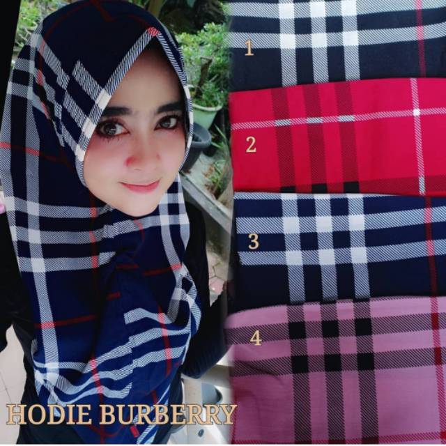 Jilbab instan pet hoodie / hodie burberry