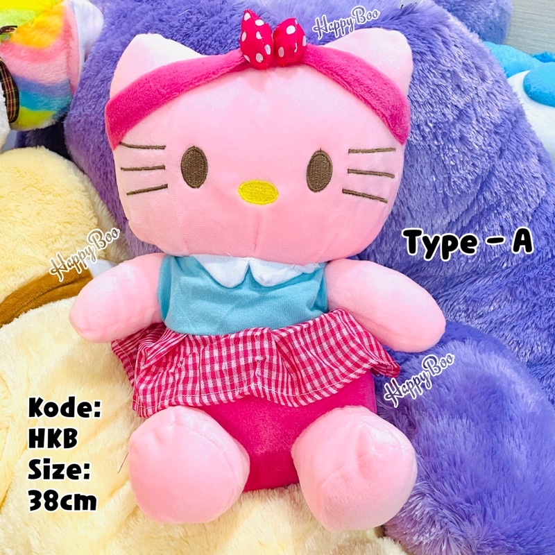 boneka hello kitty bando pink baju hkb hello kitty doll high quality 38cm premium