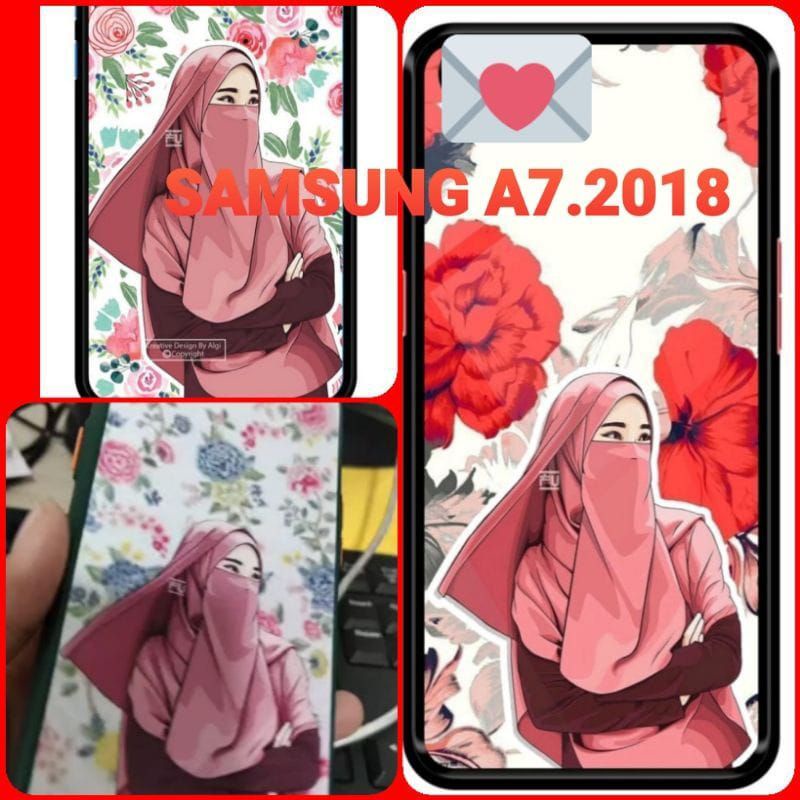 CASE AERO/SLIKON CASING HP SAMSUNG A7 2018 SLIKON GAMBAR HIJAB TERBARU