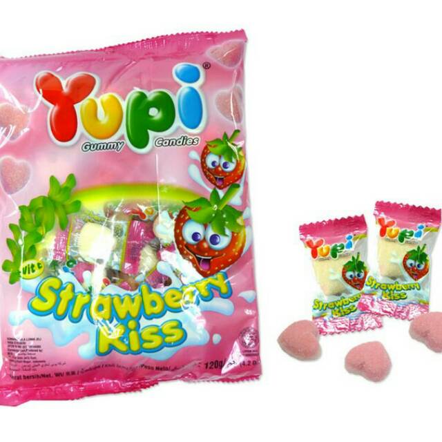 

Yupi Strawberry Kiss 120gr