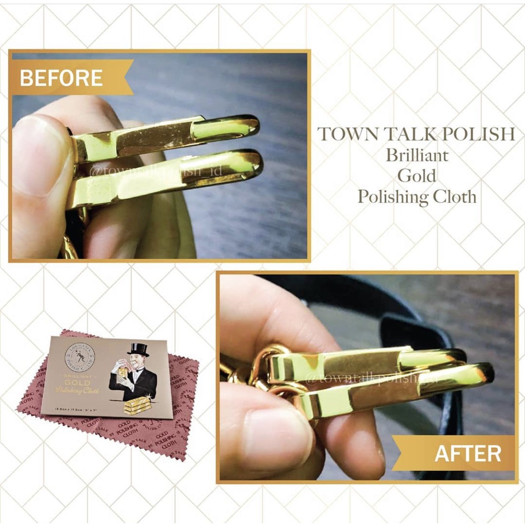 Original Town Talk Polish - Gold Polishing Cloth