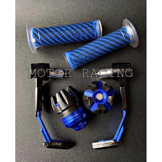 PAKET ACC MOTOR PROGUARD + HANDGRIP + JALU AS NAGA JUMBO 3 ITEM ACC MOTOR