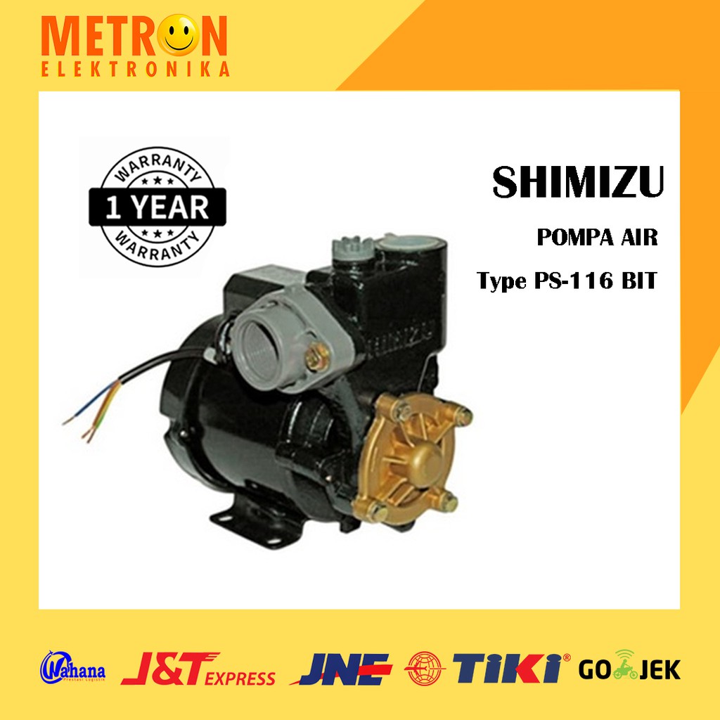 SHIMIZU PS 116 BIT SHALLOW WELL PUMP / WATER PUMP / POMPA AIR / PS116BIT