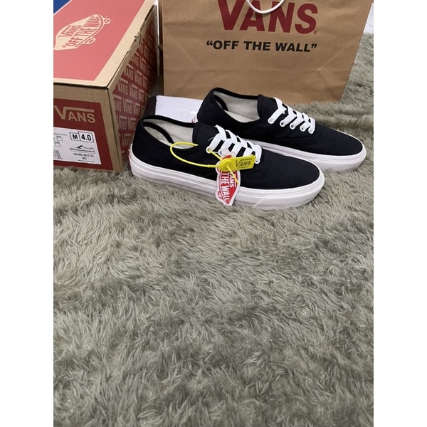 SEPATU VANS AUTHENTIC GARADE ORI BLACK WHITE