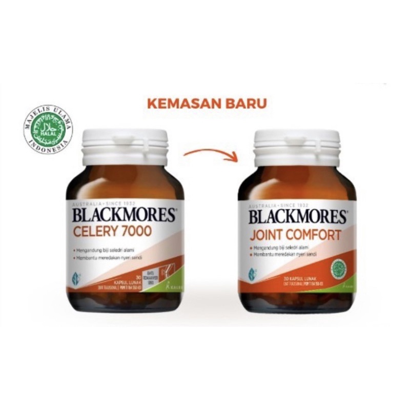 Blackmores celery 7000 isi 30 tablet ( mengurangi rasa nyeri pada asam urat )