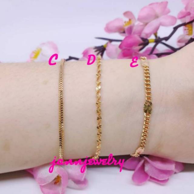 [1lusin]Gelang rantai imoet xuping uk18cm