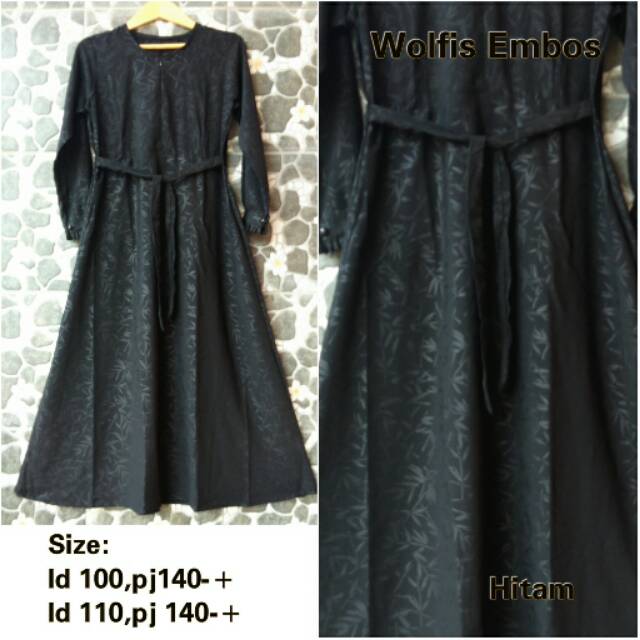 Gamis Wolfis Embos
